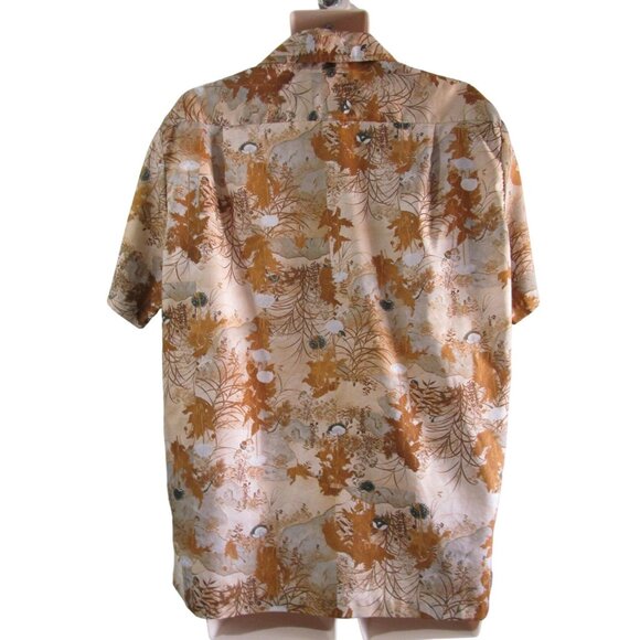 Liberty House of Hawaii Polyester Disco Era Vintage Polyester Shirt Men's XL EUC - Picture 2 of 16
